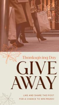 Massive Giveaway this Thanksgiving YouTube Short