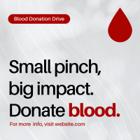 Blood Donation Drive Linkedin Post