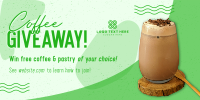 Coffee Giveaway Cafe Twitter Post