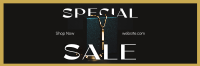 Jewelry Editorial Sale Twitter Header Image Preview