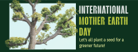 Earth Day Tree Planting Facebook Cover