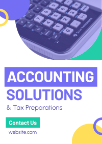 Tax Preparations Poster