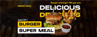 Special Burger Meal Facebook Cover Design