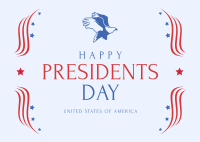 Happy Presidents Day Postcard