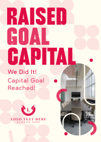 Corporate Capital Goal Achieved Flyer