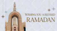 Greeting Ramadan Arch Animation