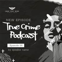 True Crime Podcast Instagram Post Design