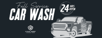 Car Wash Cleaning Service  Facebook Cover Image Preview