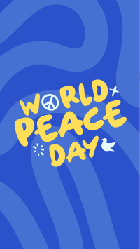 Quirky Peace Day Facebook Story