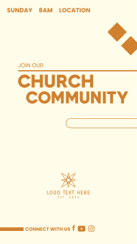 Church Community Facebook Story Image Preview