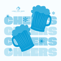 Modern Beer Chug T-shirt Image Preview