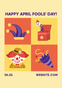 Tiled April Fools Poster