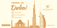 Dubai Travel Package Twitter Post