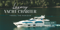 Luxury Yacht Charter Twitter Post