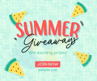 Refreshing Summer Giveaways Facebook Post