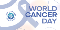 Gradient World Cancer Day Twitter Post