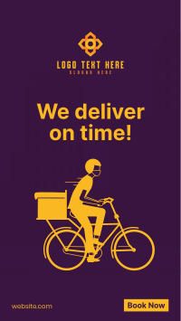 Bicycle Delivery Instagram Story