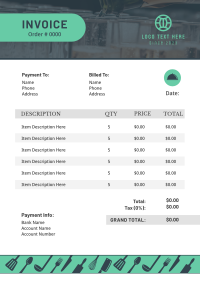 Food Catering Business Invoice