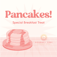 Retro Pancake Breakfast Instagram Post Image Preview