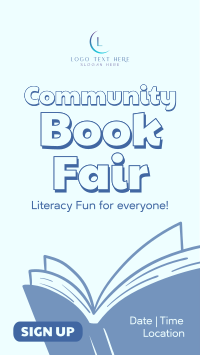 Community Book Fair Instagram Reel Image Preview