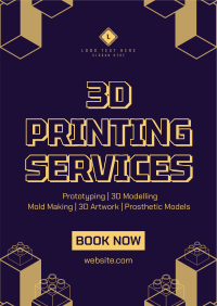 3D Printing Services Flyer