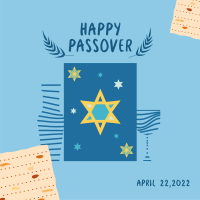 Passover Day Haggadah Instagram Post Design