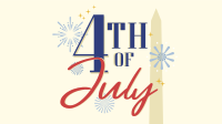 4th of July Text Facebook Event Cover