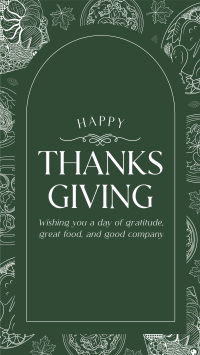 Elegant Thanksgiving Instagram Story Design