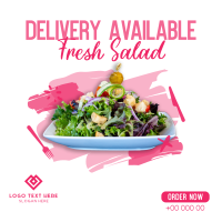 Fresh Salad Instagram Post