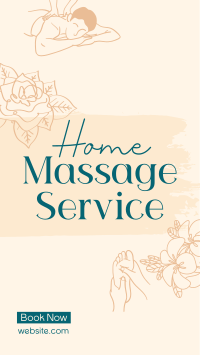 Home Massage Service Facebook Story