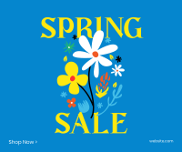 Flower Spring Sale Facebook Post