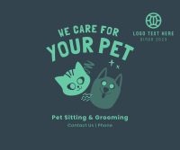 We Care For Your Pet Facebook Post