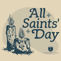 Candles for Saints Instagram Post Design