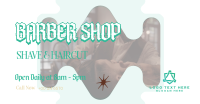 Retro Barber Shop Facebook Ad Design