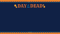 Festive Day of the Dead Zoom Background