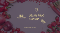 Fresh Vegan Food  YouTube Banner