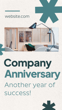 Minimalist Company Anniversary YouTube Short