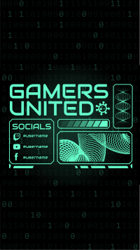 Gamers United Instagram Story