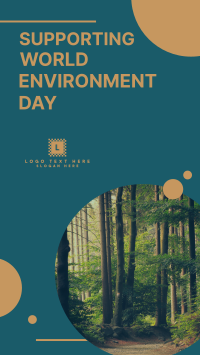 Supporting World Environment Day Instagram Story