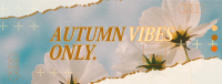 Autumn Vibes Greeting Facebook Cover