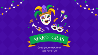 Mardi Gras Celebration Facebook Event Cover