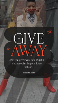 Fashion Giveaway Facebook Story