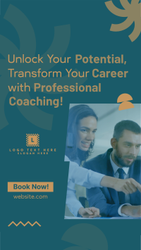 Professional Career Coaching YouTube Short Design