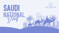 Celebrate Saudi National Day Animation