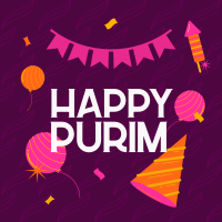 Purim Jewish Festival Instagram Post