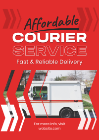 Courier Shipping Service Flyer