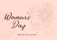  Aesthetic Women's Day Postcard