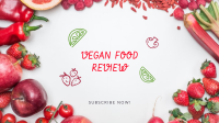 Fresh Vegan Food  YouTube Banner