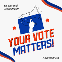 Your Vote Matters Linkedin Post Design