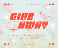 Generic Giveaway Y2k Facebook Post Design